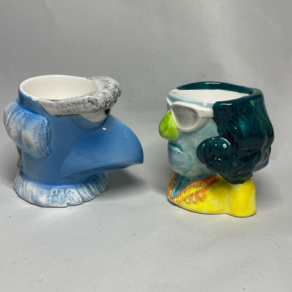 VTG 70s TasteSetter Jim Henson’s Muppets Sam Eagle & Zoot the Sax egg cups (2ct) - Picture 4 of 12